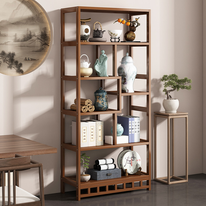 【加固新升级！】中式复古博古架