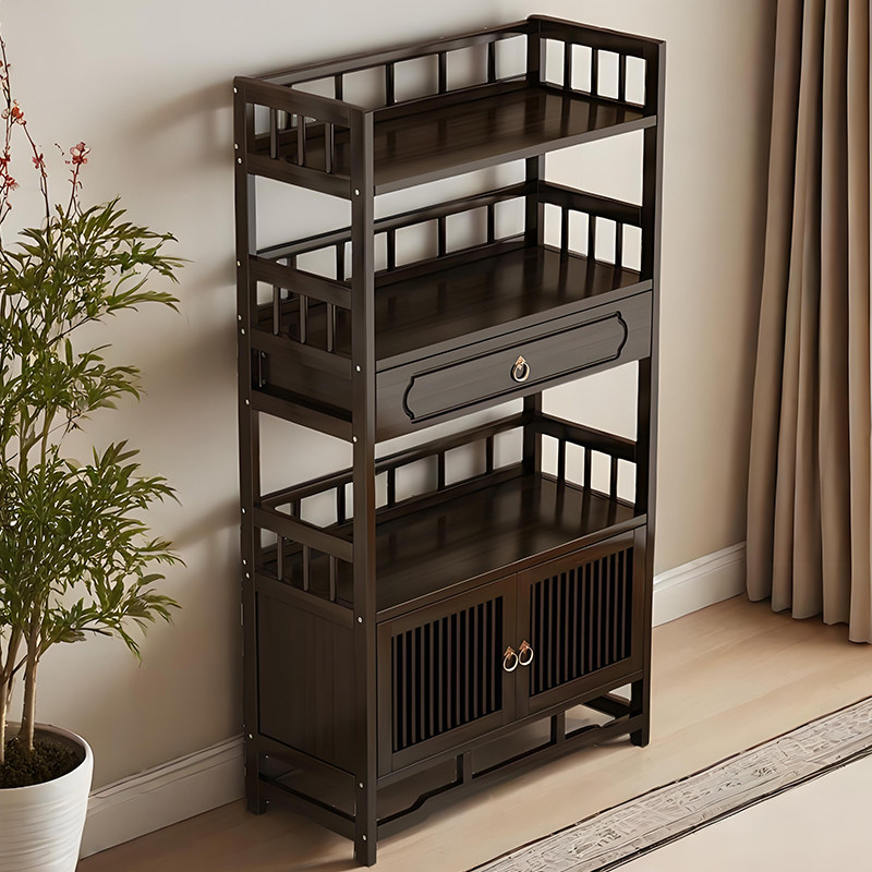 【茶室必备神器】茶柜小型博古架