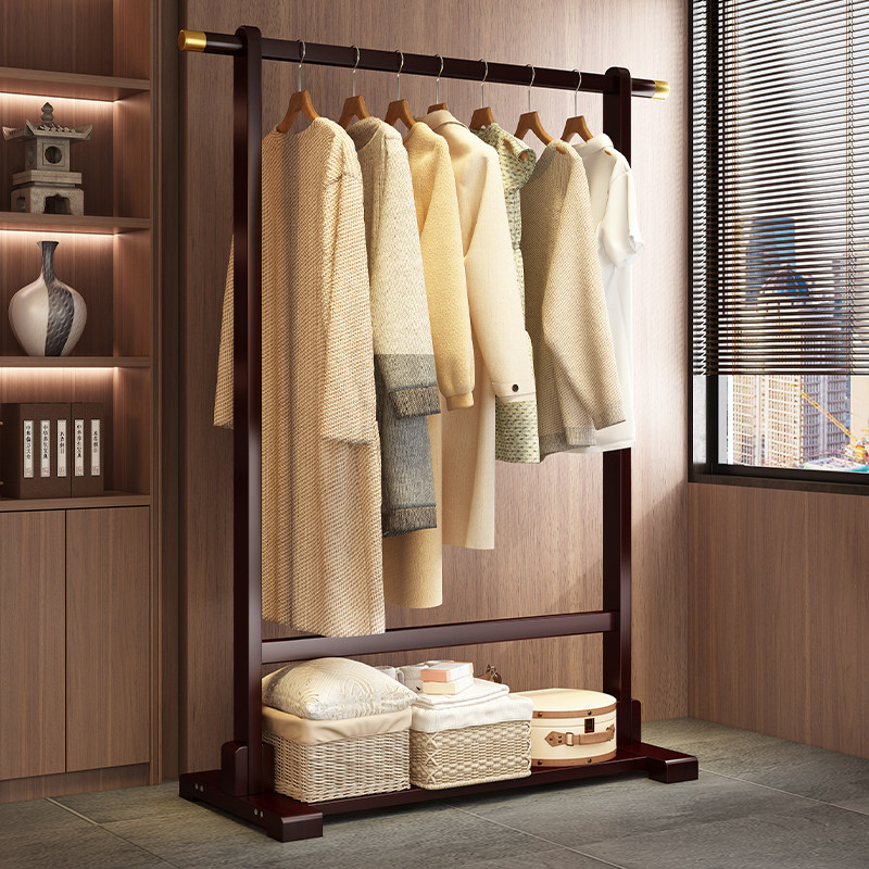 挂衣架落地式衣帽架酒店放脱下的衣服2025新款非实木简易立式挂架