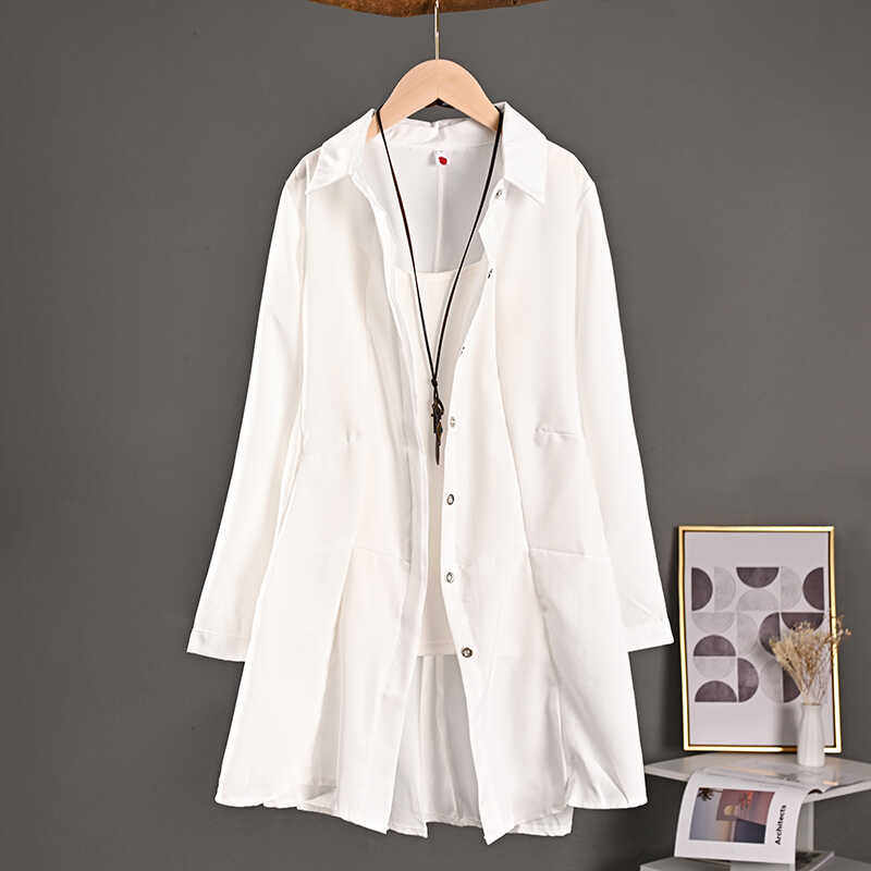白色防晒衬衣女2024年新款休闲女士雪纺衬衫外套薄款夏季大码上衣