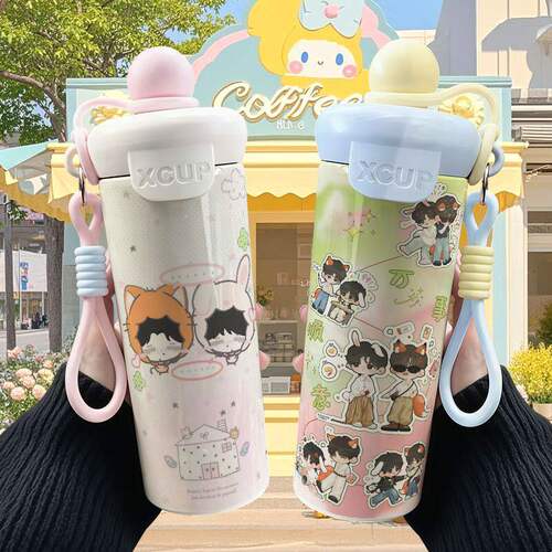 展轩刘轩丞展丞不锈钢浮球吸管保