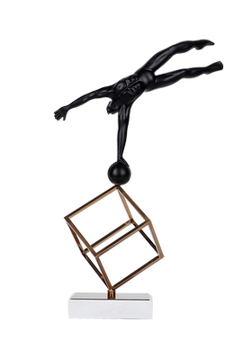 金属样板房书柜轻奢风软装饰品