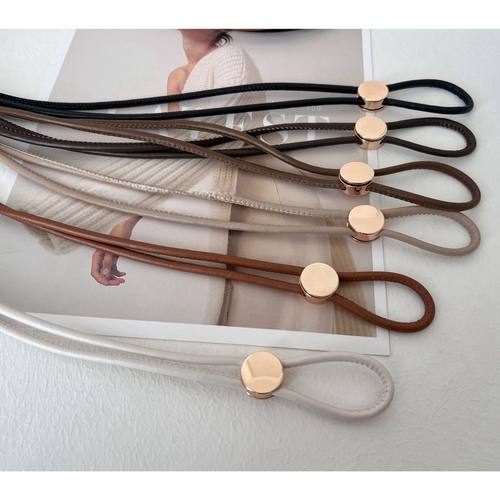 羽绒服专用腰带腰带女打结装饰西装时尚连衣裙黑色裙子毛衣束腰皮