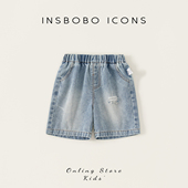 宝宝牛仔短裤 子夏薄款 儿童夏装 2026新款 潮 男童短裤 洋气童装 女童裤