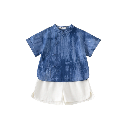 男童夏装套装2026新款汉服小童网红衣服洋气儿童童装夏季中式复古