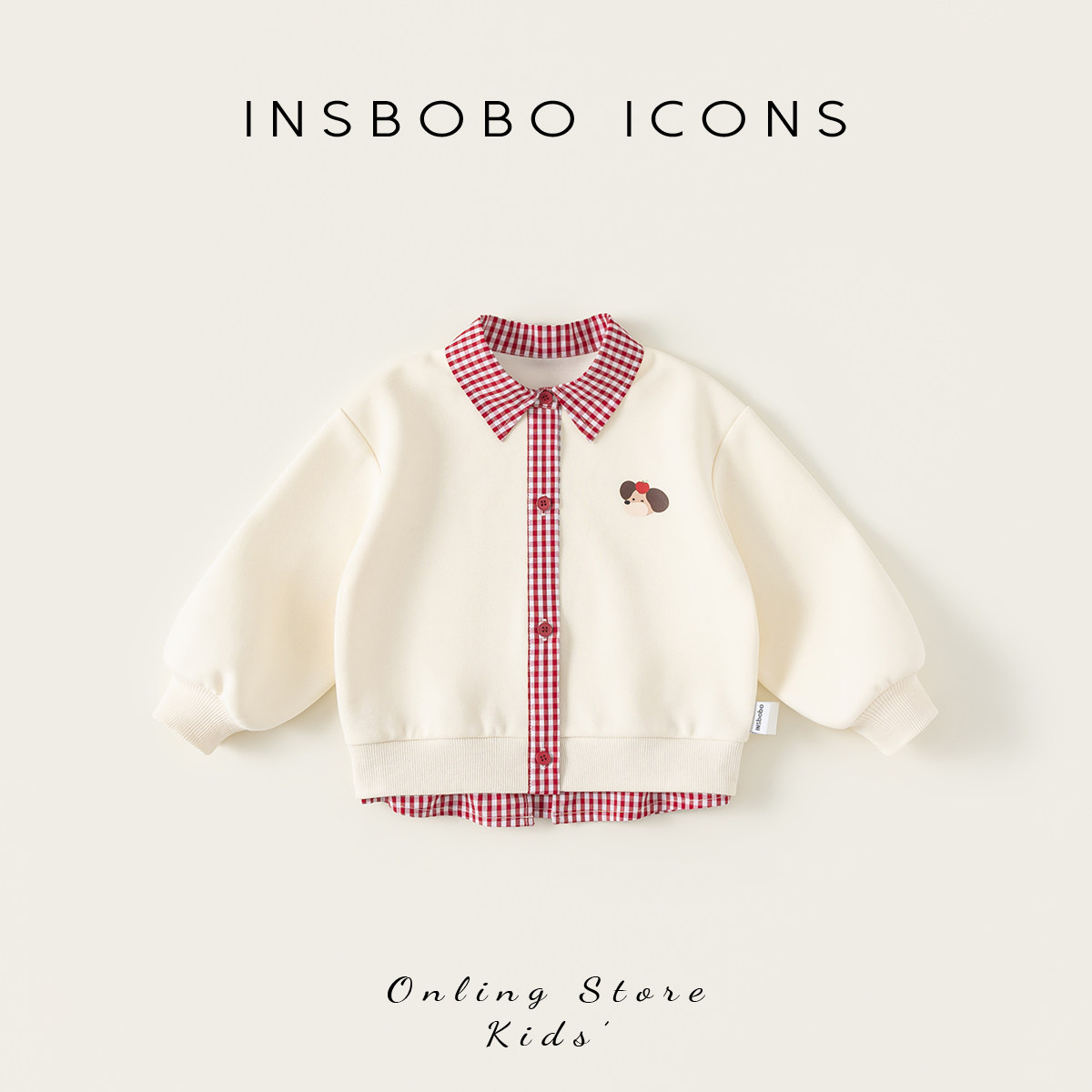 INSbobo女童外套儿童上衣2026春季新款宝宝衣服好看春装洋气童装,童装/婴儿装/亲子装,普通外套,淘宝优惠券,粉丝福利购,淘宝优惠卷