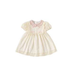 女童连衣裙夏装2026新款女宝裙子夏天小女孩洋气洋公主裙儿童童装