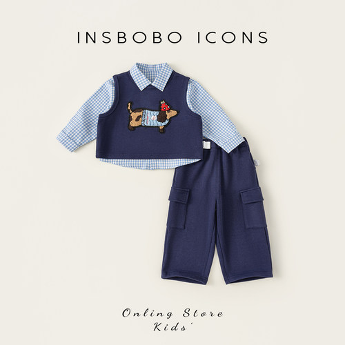 男童春装男宝宝套装2026春秋新款