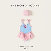 女童衣服女宝游泳衣儿童泳装 INSbobo宝宝泳衣2025夏季 新款 初夏薄