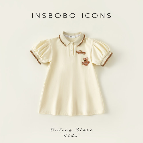 INSbobo女童夏装女童春装新款