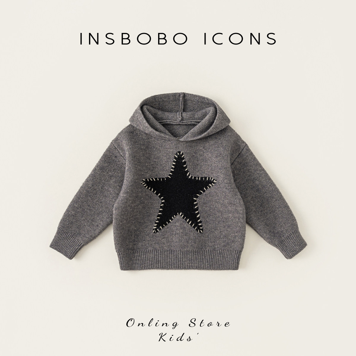 INSbobo儿童毛衣2025秋冬新款男童洋气针织衫女童时髦秋季上衣,童装/婴儿装/亲子装,毛衣/针织衫,淘宝优惠券,粉丝福利购,淘宝优惠卷