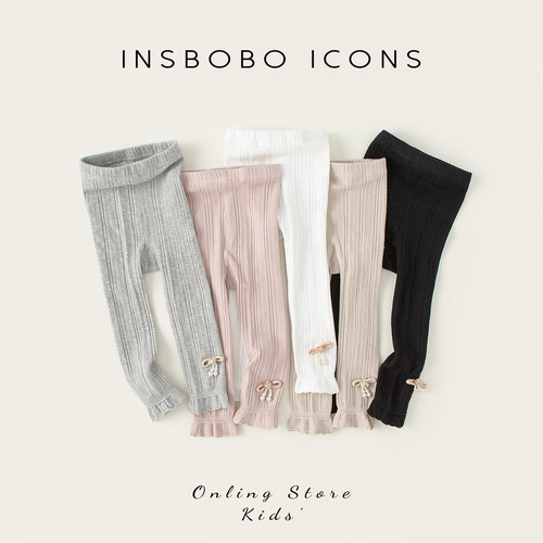 女童秋装2025新款裤子女宝打底裤