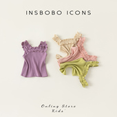 女童背心短袖 外穿无袖 t恤儿童吊带背心衣服夏天女宝夏装 2026新款