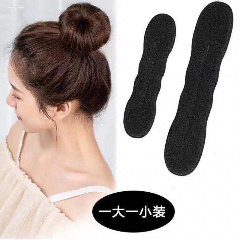 加厚盘发器丸子头花苞头海绵卷发棒发箍美发用品儿童成人用