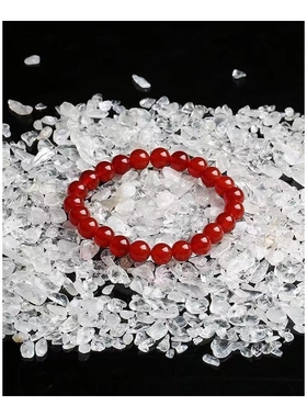 白水晶碎石水晶枕头鱼缸花盆装饰原石手链净化消磁石