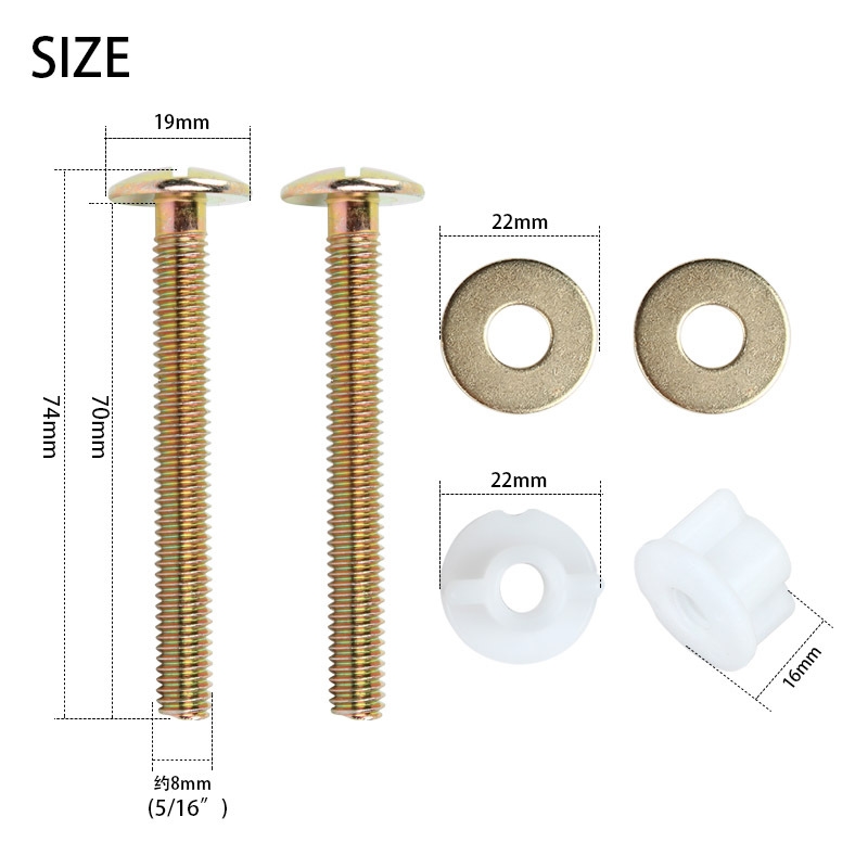 老式分体座便器水箱螺钉通用型螺丝密封圈胶垫马桶配件固定螺栓杆