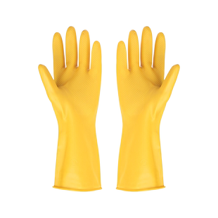 来安之耐酸碱工业乳胶手套105g家用清洁洗碗搞卫生手套橡胶