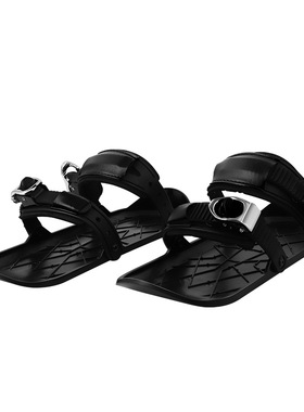 全新二代迷你滑雪鞋Mini ski shoes冬季户外旅行滑雪板鞋单人雪撬