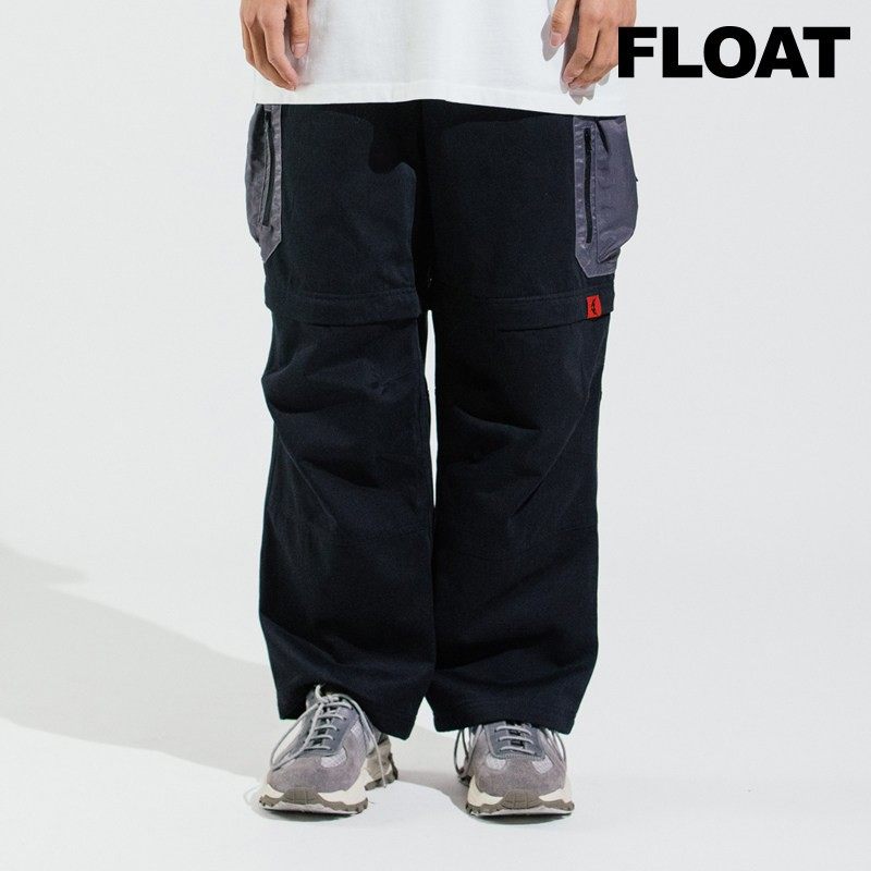 【清】FLOAT立体剪裁可变穿法短裤夏季潮流男多口袋机能风休闲裤