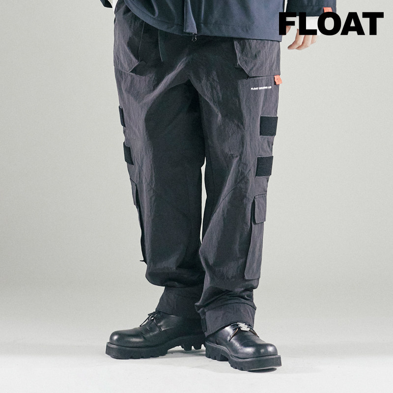 FLOAT 25新款春季潮流多口袋工装裤男国潮直筒休闲裤拼接长裤