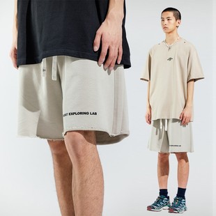 篮球短裤 FLOAT潮流运动休闲美式 男跑步沙滩潮牌宽松五分裤 清