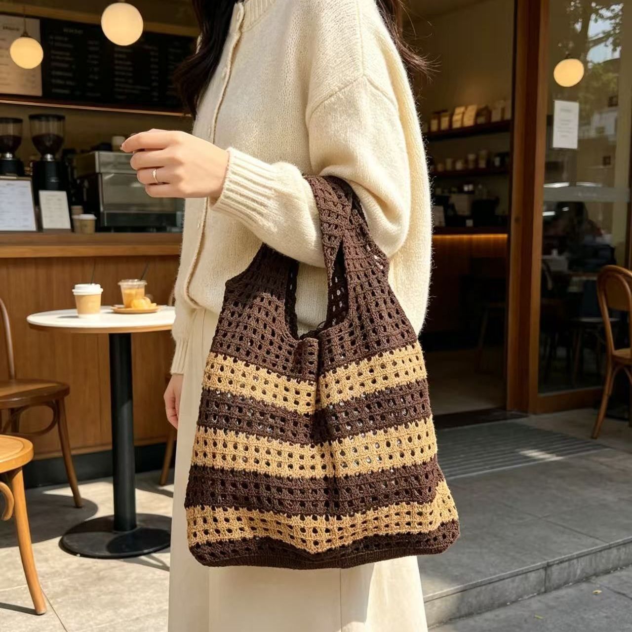 夏日编织包女士法式小众