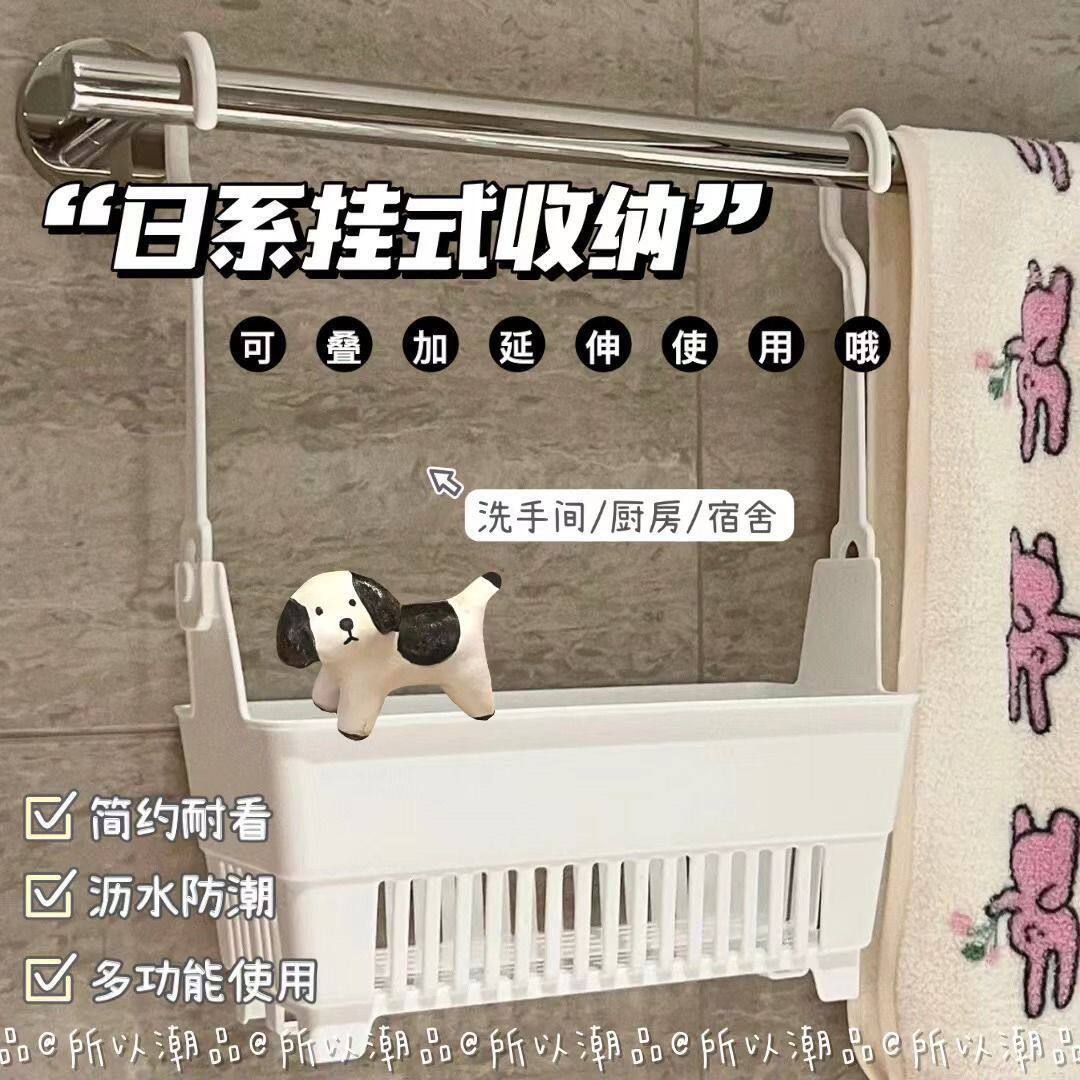 挂壁式小挂篮悬挂收纳架