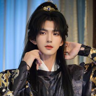 假发男款古风假发男长发国风少年新中式高马尾古装汉服cos仙侠日