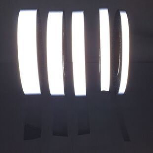 反光条衣服用高亮反光贴可粘可缝灰色防水耐磨晚间灯照反光可直接