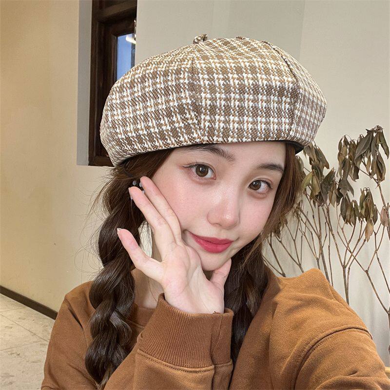短发适合戴的帽子新款韩