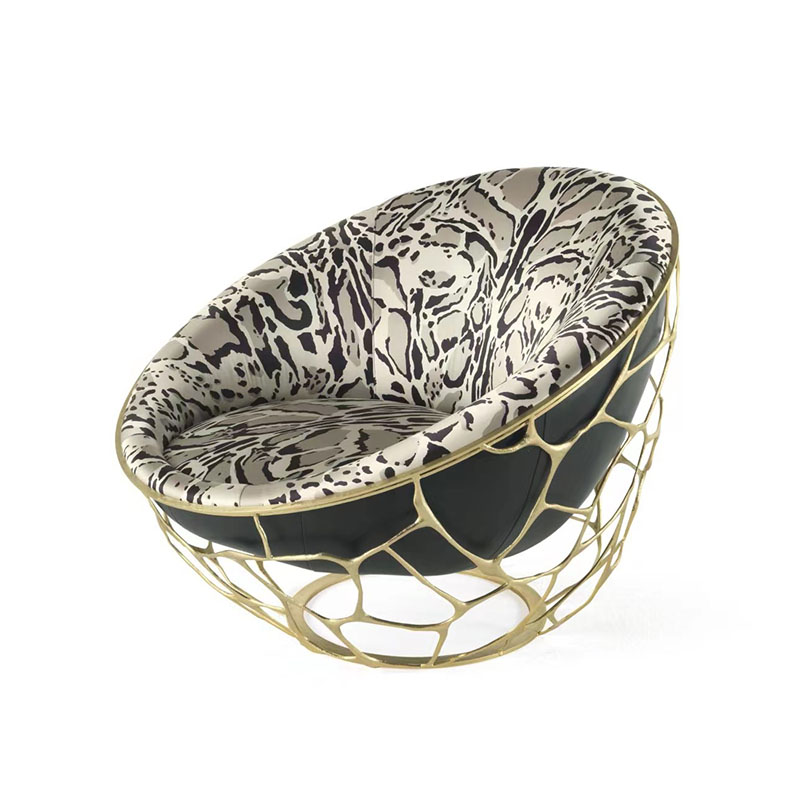 恒晟创科轻奢纯铜高级感沙发椅