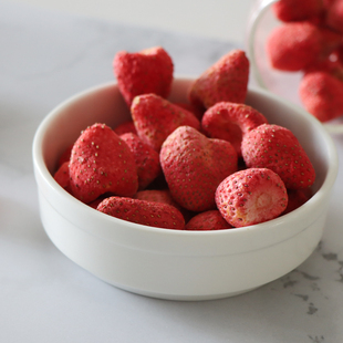 冻干FD草莓脆非油炸糯米榴莲杏冬枣草莓无添加油真冻干水果干