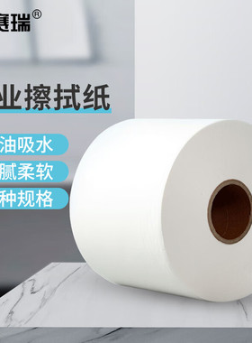 安赛瑞 工业擦拭纸 吸油吸水无尘卷纸 白色 7C00093