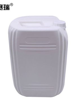 安赛瑞 塑料桶堆码桶（5L） 化工桶油桶带盖方桶 白色 500001 BJ