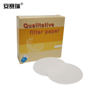 安赛瑞 定性滤纸 过滤纸 中速机油检测试纸卡纸 φ18cm 100片/盒
