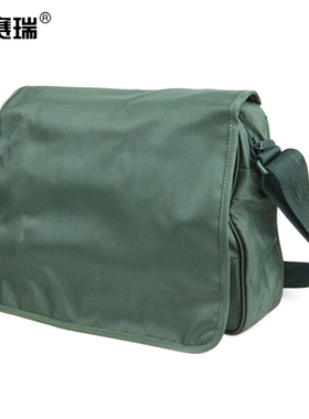 安赛瑞 工具包 单肩包斜挎包 户外旅行斜跨背包作业包 绿色700201
