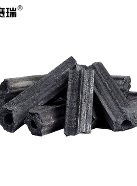 安赛瑞 条形木炭 空心耐烧易燃炭户外生存取暖燃料 5kg/箱 25719