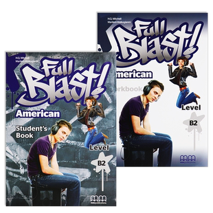 原版初高中英语教材 Full Blast B2级学生套装(学生用书+练习册)  英国MM 出版社 青少年初中小学英语教科书欧盟共同语言框架CEFR