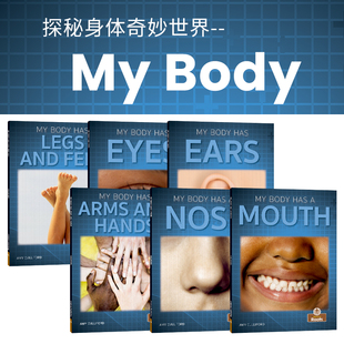 Has系列绘本6册点读版 幼儿英语启蒙 身体认知启蒙绘本 手 Body 脚 耳 眼 6岁儿童打造 探秘身体奇妙世界 口 专为0 鼻