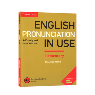英文原版剑桥中级英语发音English Pronunciation in Use Intermediate 含音频和答案 英语学习自学工具书中阶（PET-FCE