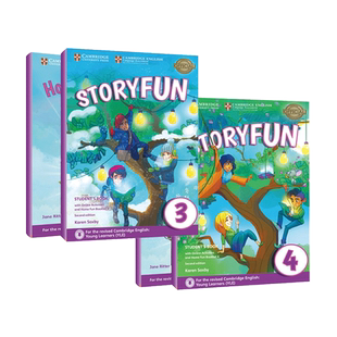 Story Fun新版剑桥少儿英语YLE考试二级官方备考书StoryFun 3+4级别中小学英语考级用书yle A1 movers英文原版剑桥英语考试教材