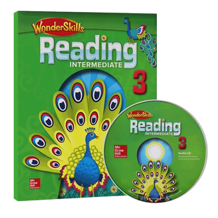 WonderSkills Reading Intermediate 3 中级 麦克劳希尔分级阅读训练教材 小学英语教材加州阅读技能书 少儿英语课外辅导培训教材