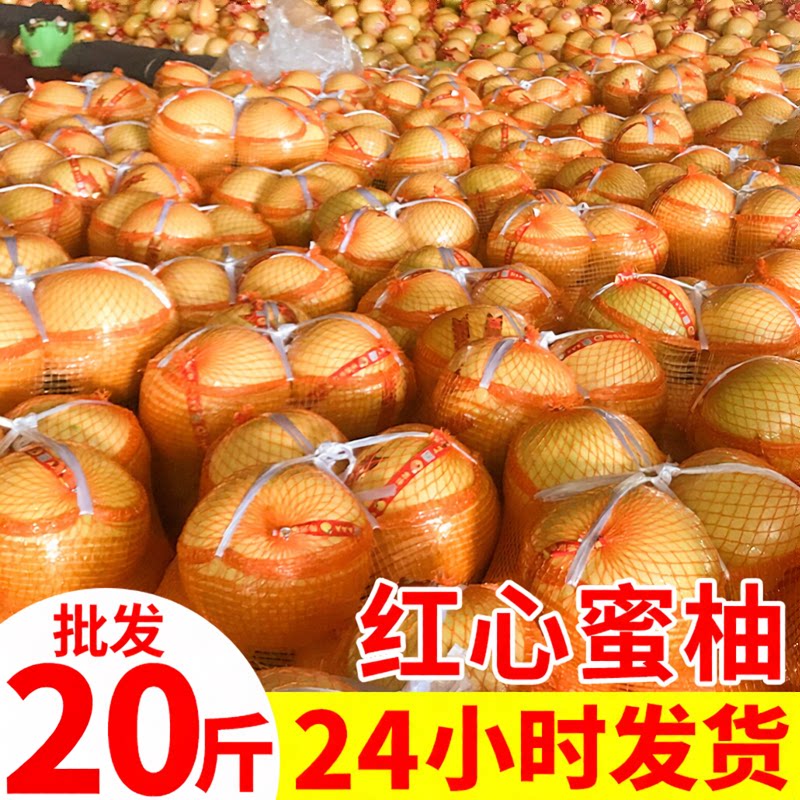 正宗福建平和红心蜜柚当季新果图片
