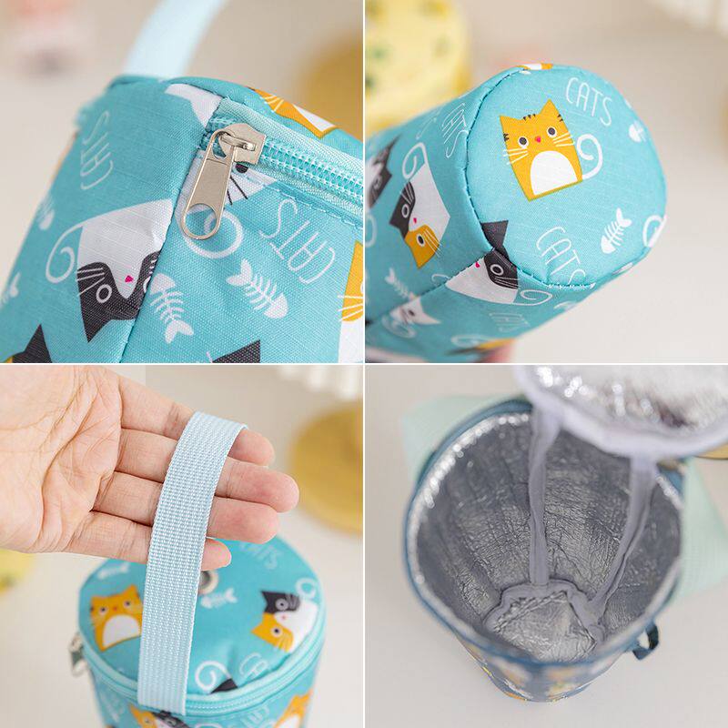 超级保温袋奶茶保温手提袋便携式果茶冷饮手提式牛津布保冷杯袋咖