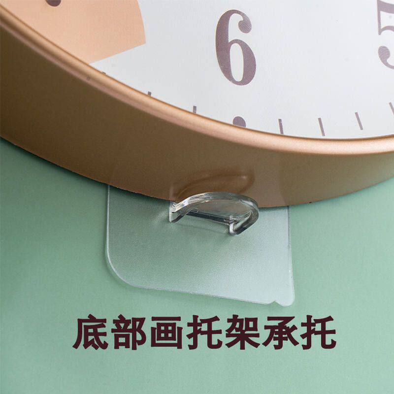 挂画神器免打孔钟钩多功
