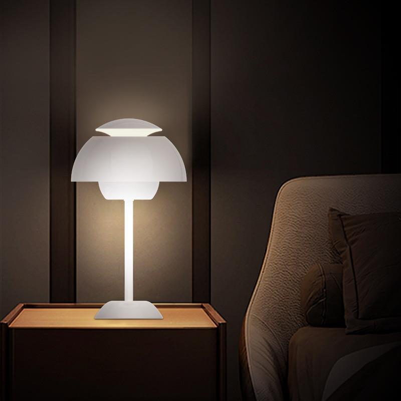 德国品质2025高级爆款花苞台灯双层可选顶部多色灯光新款卧室简约
