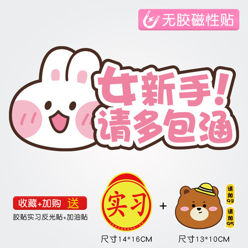 静电贴/磁性贴/胶贴【车型通用】