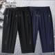 新款 速干冰丝啄木鸟六分裤 薄款 夏季 宽松休闲运动速干加肥加大 男士