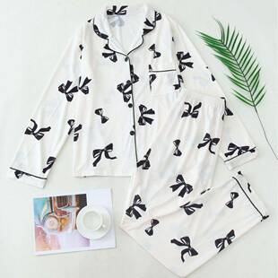 Set Womens Pants Casual Trousers Ladies Sleepwear Loungewear
