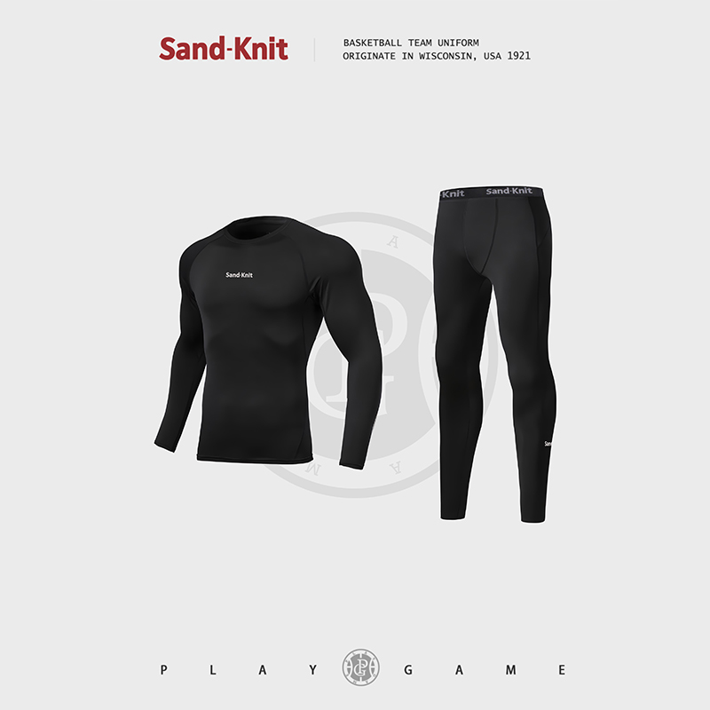 森耐特儿童秋冬保暖加厚篮球紧身